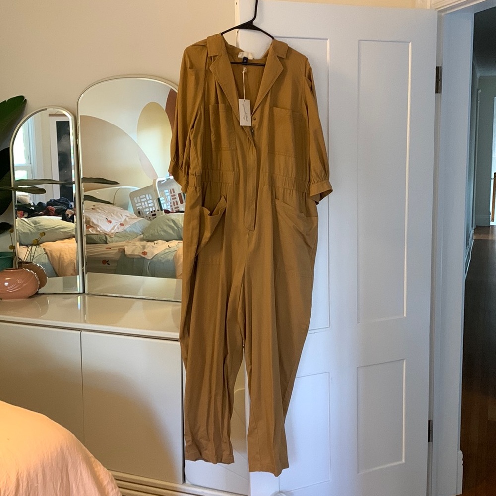 Boiler Jumpsuit Mustard